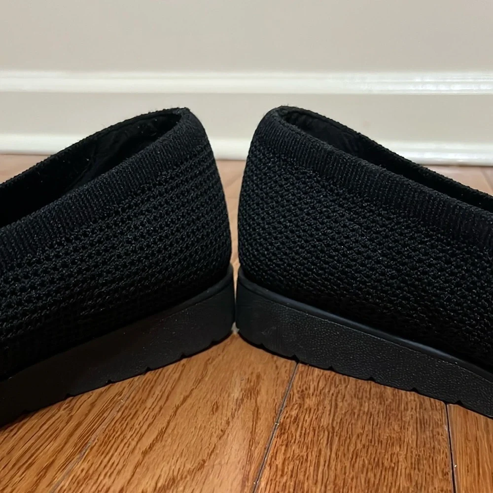 Eileen Fisher Heaven Stretch Knit Wedge Ballet Flat Sz 9.5